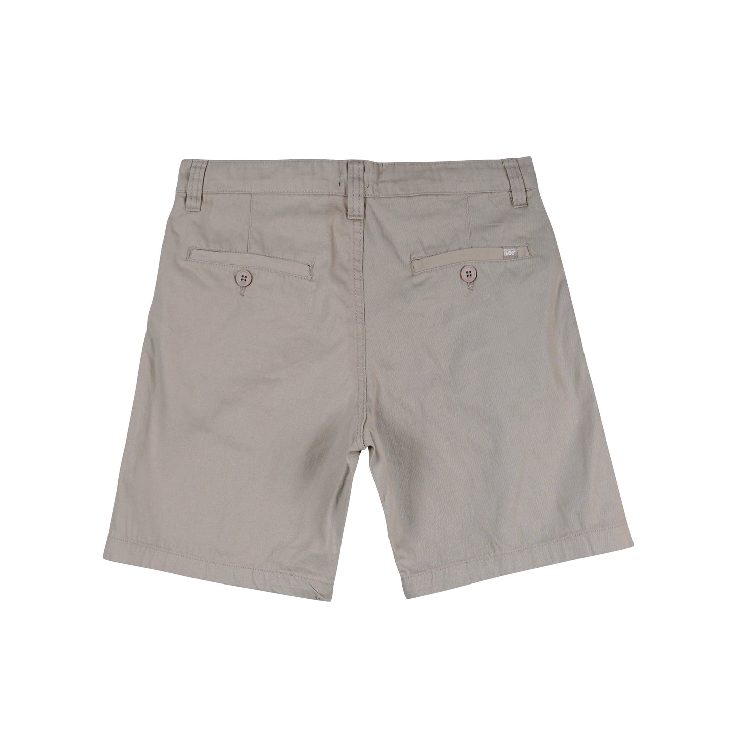 Stylistic Mr. Lee Men's Basic Non-Denim Tapered Short Mid Waist 176680 (Light Gray)