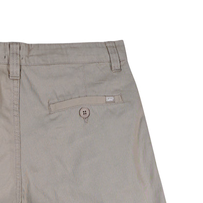 Stylistic Mr. Lee Men's Basic Non-Denim Tapered Short Mid Waist 176680 (Light Gray)