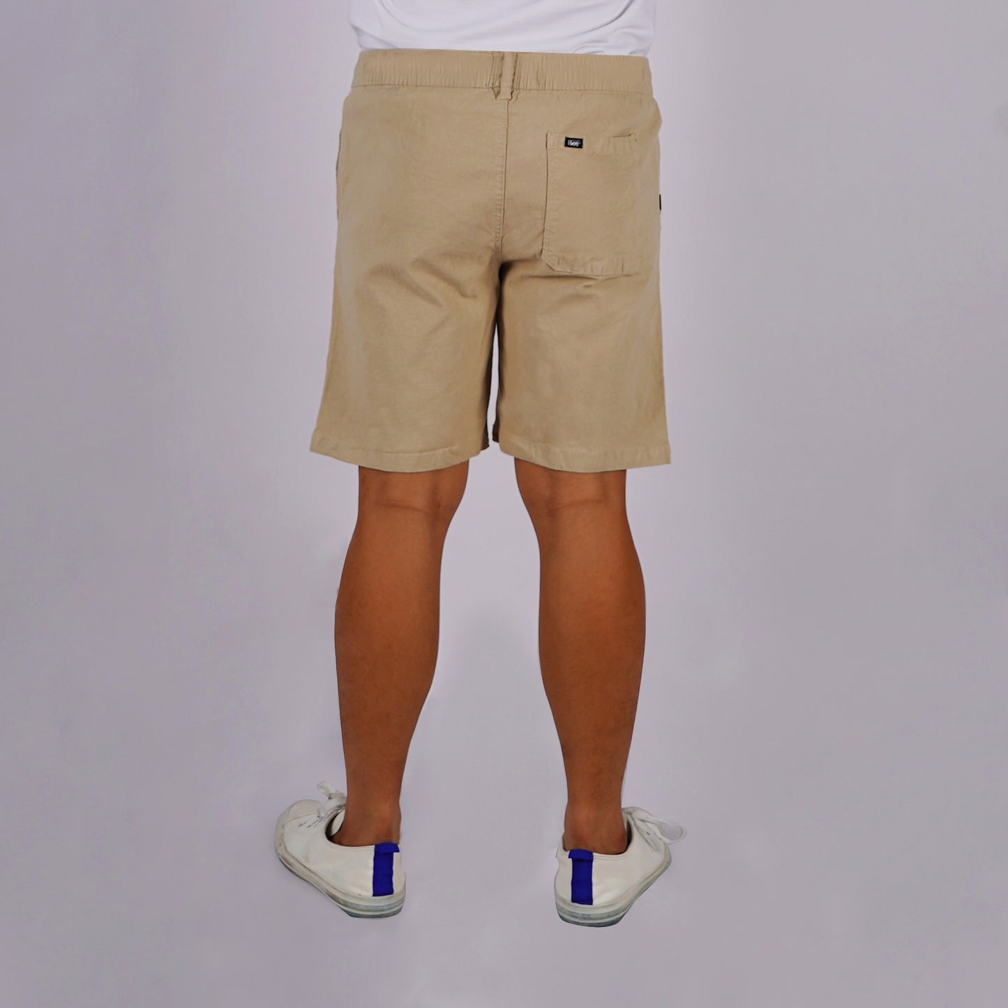 Stylistic Mr. Lee Men's Basic Non-Denim Hybrid Short Mid Waist 180166-U (Beige)