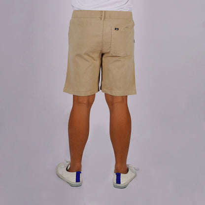 Stylistic Mr. Lee Men's Basic Non-Denim Hybrid Short Mid Waist 180166-U (Beige)