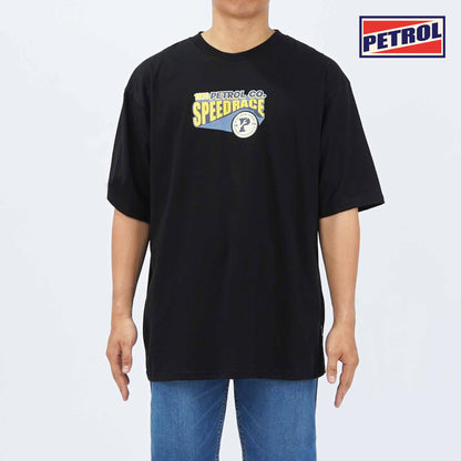 Petrol Men's Basic Tees Oversized Fitting 178528-U (Black)