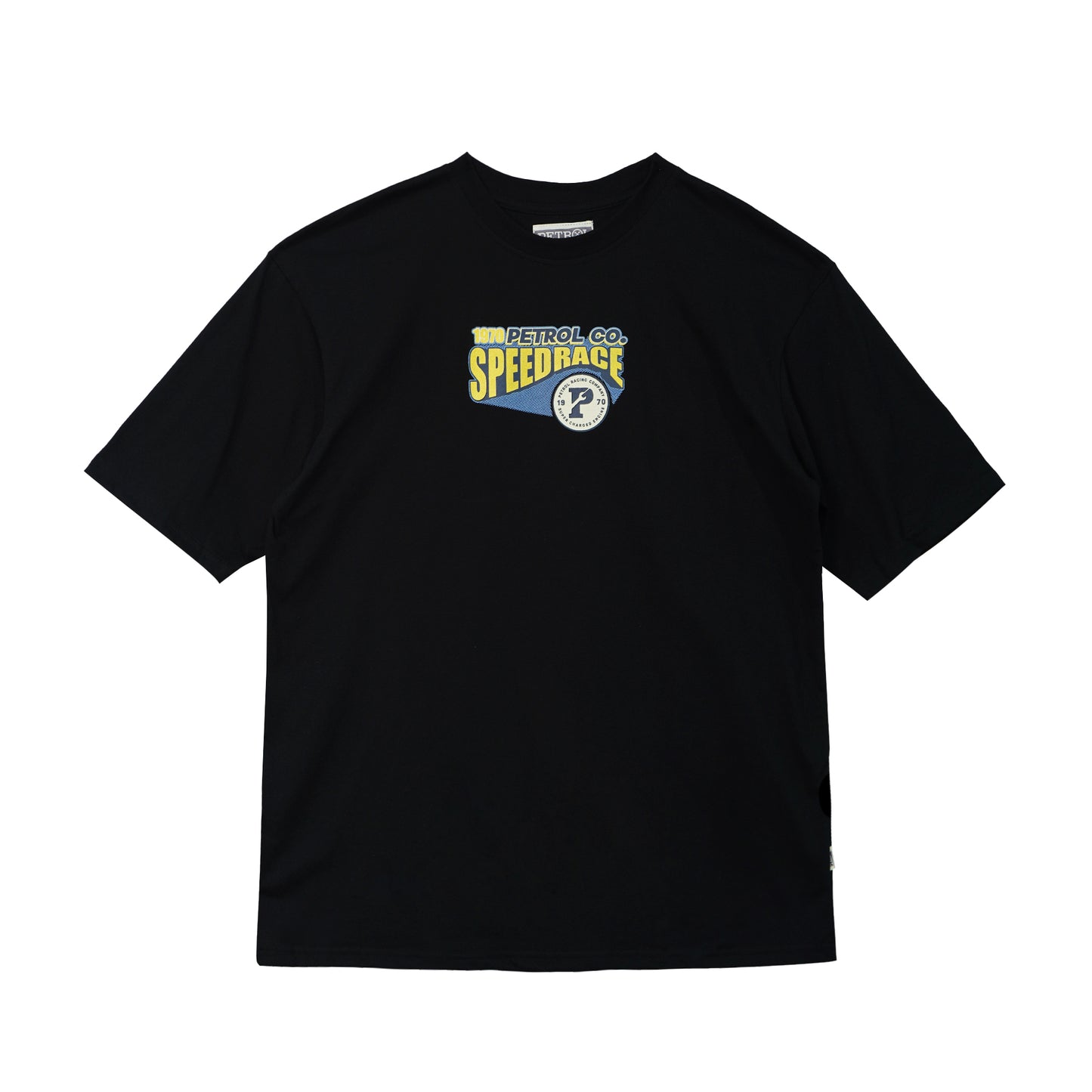 Petrol Men's Basic Tees Oversized Fitting 178528-U (Black)