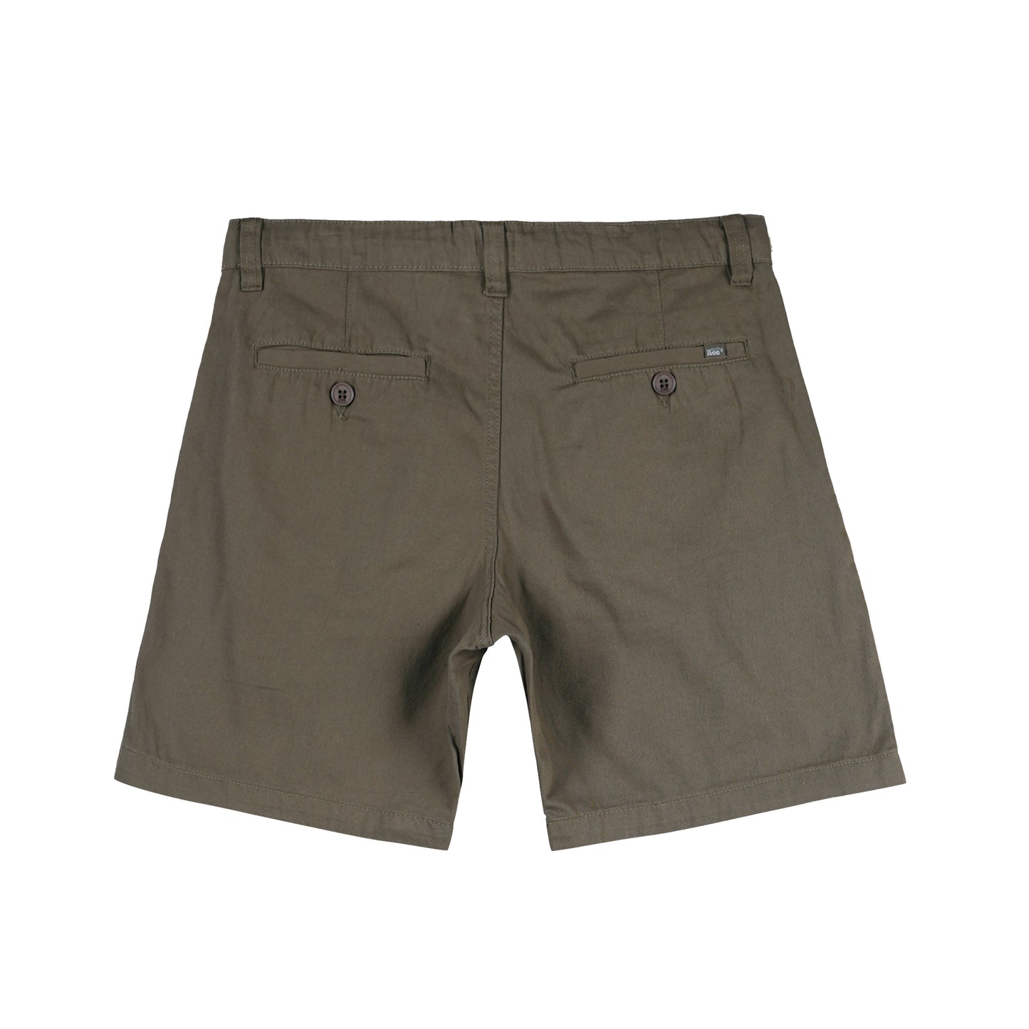 Stylistic Mr. Lee Men's Basic Non-Denim Tapered Short Mid Waist 176656 (Taupe)
