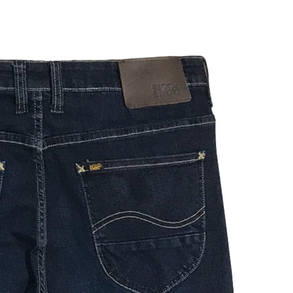 Stylistic Mr. Lee Men's Basic Denim Pants Super Skinny 174938-U (Dark Shade)