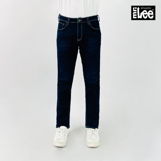 Stylistic Mr. Lee Men's Basic Denim Pants Super Skinny 174938-U (Dark Shade)