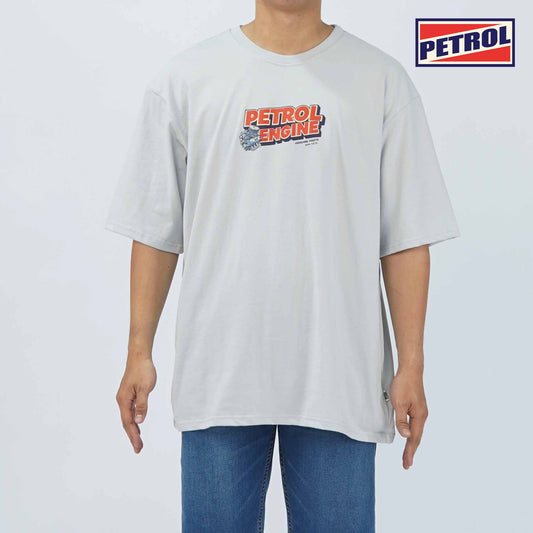 Petrol Men's Basic Tees Oversized Fitting 175859-U (Mercury)
