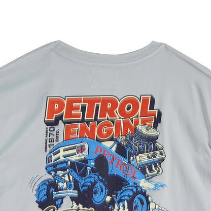 Petrol Men's Basic Tees Oversized Fitting 175859-U (Mercury)