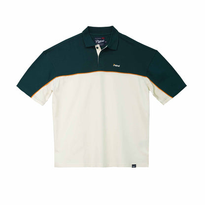 Petrol Men's Basic Collared Shirt Oversized Fitting 169118 (Dark Green)