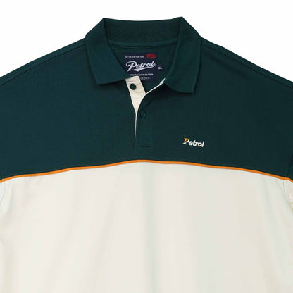 Petrol Men's Basic Collared Shirt Oversized Fitting 169118 (Dark Green)