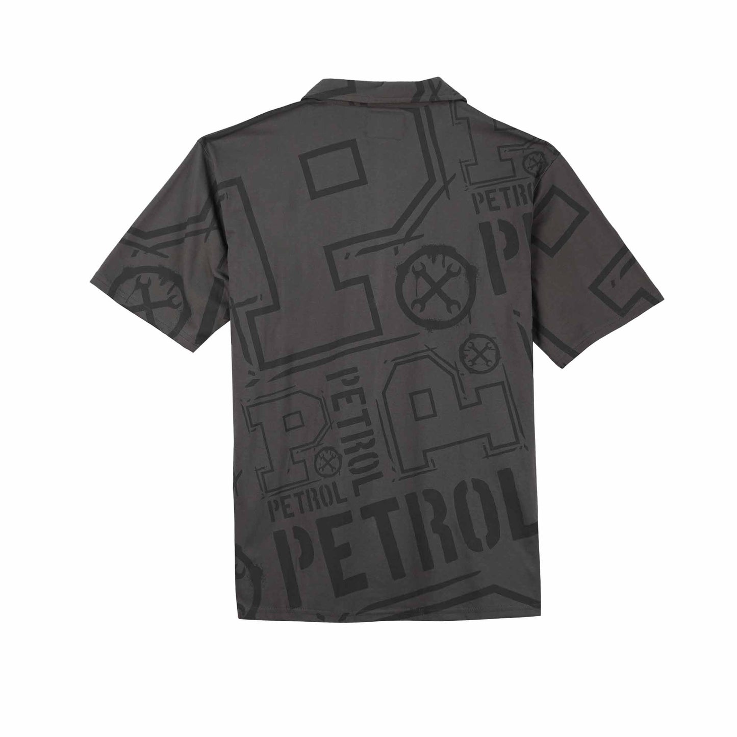 Petrol Men's Basic Woven Shirt Comfort Fitting 152389 (Charcoal)