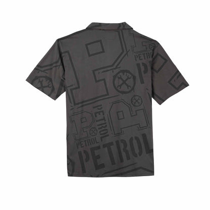 Petrol Men's Basic Woven Shirt Comfort Fitting 152389 (Charcoal)