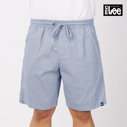 Stylistic Mr. Lee Men's Basic Non-Denim Jogger Short Mid Waist 180930-U (Powder Blue)