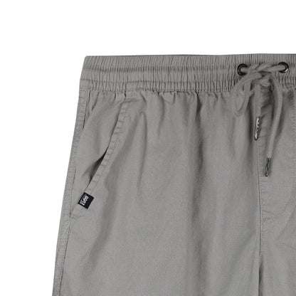 Stylistic Mr. Lee Men's Basic Non-Denim Jogger Short Mid Waist 180789-U (Gray)