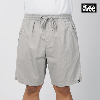 Stylistic Mr. Lee Men's Basic Non-Denim Jogger Short Mid Waist 180789-U (Gray)