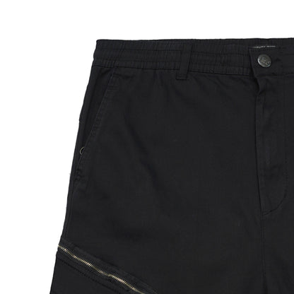 Stylistic Mr. Lee Men's Basic Non-Denim Cargo Pants Mid Waist 177215 (Black)