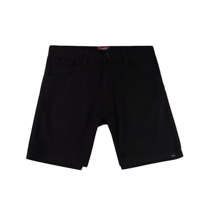 Petrol Men's Basic Non-Denim Tapered Short Mid-Rise 176693 (Black)