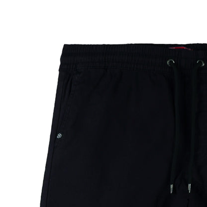 Petrol Men's Basic Non-Denim Jogger Pants Mid-Rise 176579 (Black)
