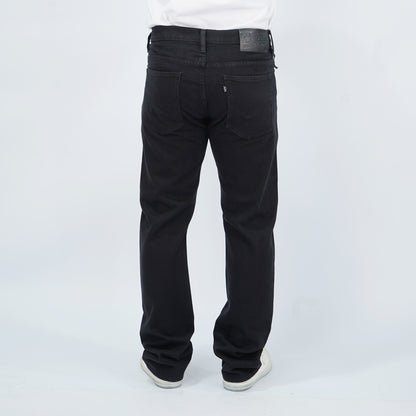 Petrol Men's Basic Denim Pants Mid-Rise Slim Straight Fitting 180135 (Black)