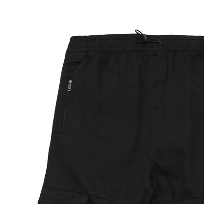 Petrol Men's Basic Non-Denim Cargo Pants Mid-Rise 177193 (Black)