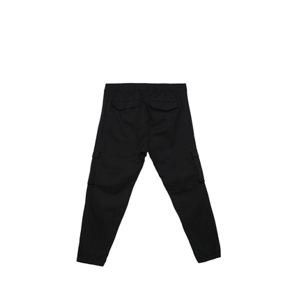 Petrol Men's Basic Non-Denim Cargo Pants Mid-Rise 177193 (Black)