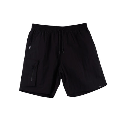 Petrol Men's Basic Non-Denim Cargo Short Mid-Rise 179216 (Black)
