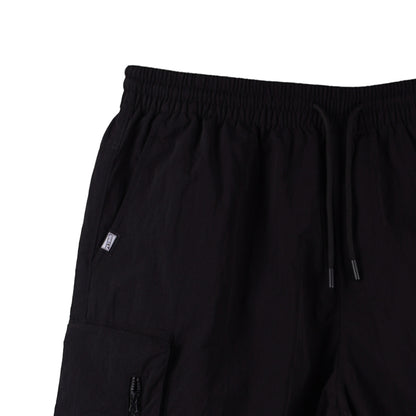 Petrol Men's Basic Non-Denim Cargo Short Mid-Rise 179216 (Black)
