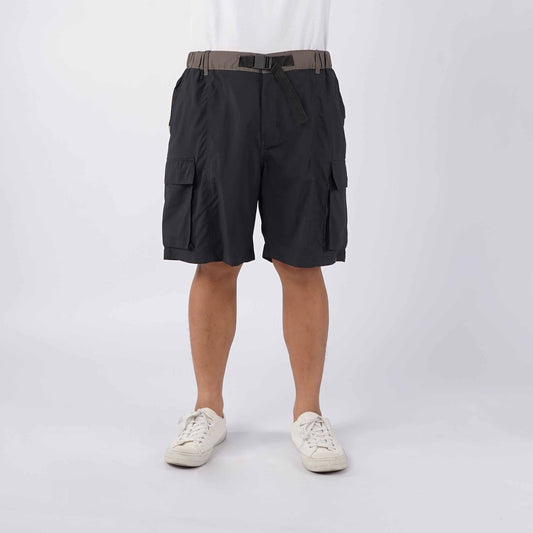 Petrol Men's Basic Non-Denim Cargo Short Mid-Rise 174209-U (Black)