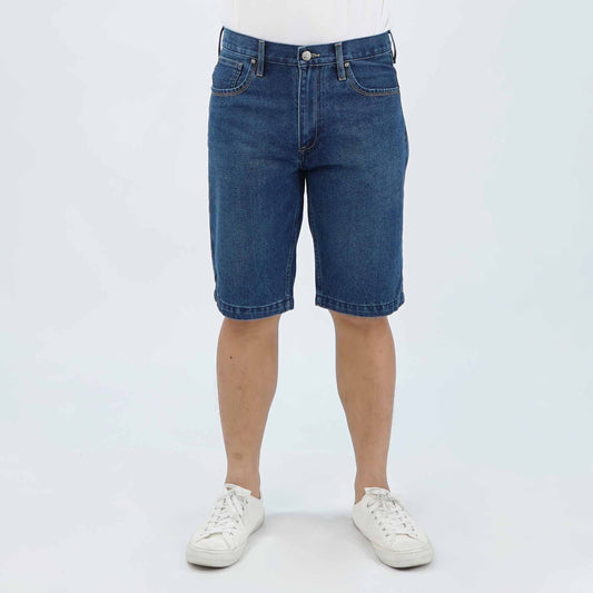 Petrol Men's Basic Denim Tapered Short Mid-Rise 182730 (Dark Shade)