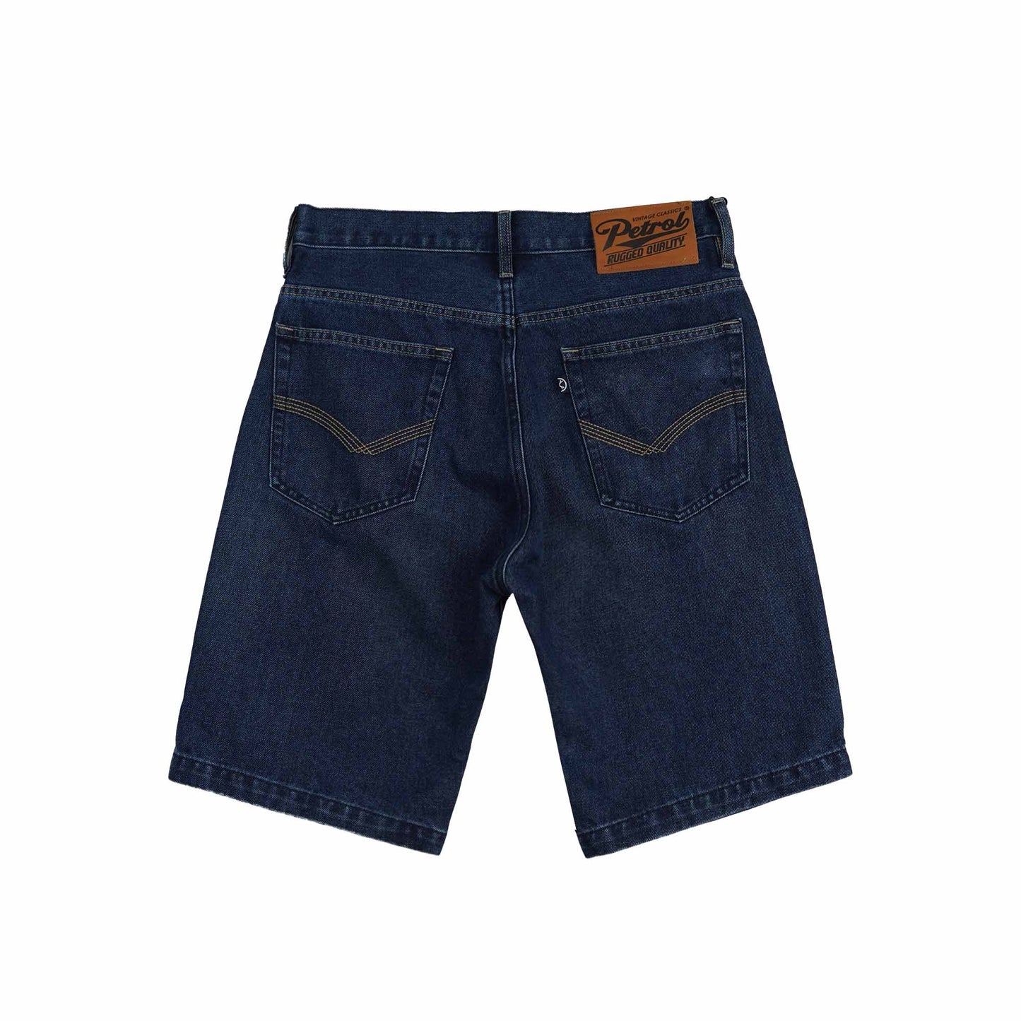Petrol Men's Basic Denim Tapered Short Mid-Rise 182730 (Dark Shade)