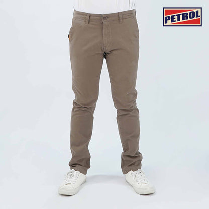 Petrol Men's Basic Non-Denim Chino Pants Mid-Rise 181316 (Gun Metal)