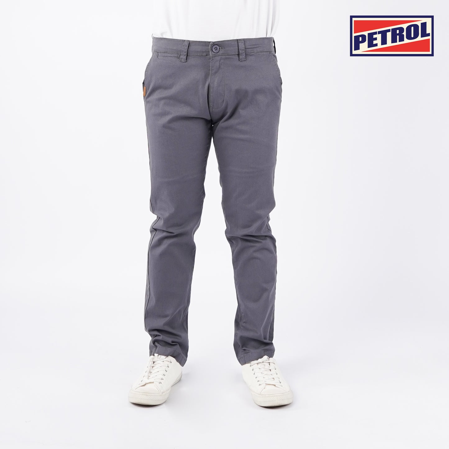 Petrol Men's Basic Non-Denim Chino Pants Mid-Rise 181297 (Teal)