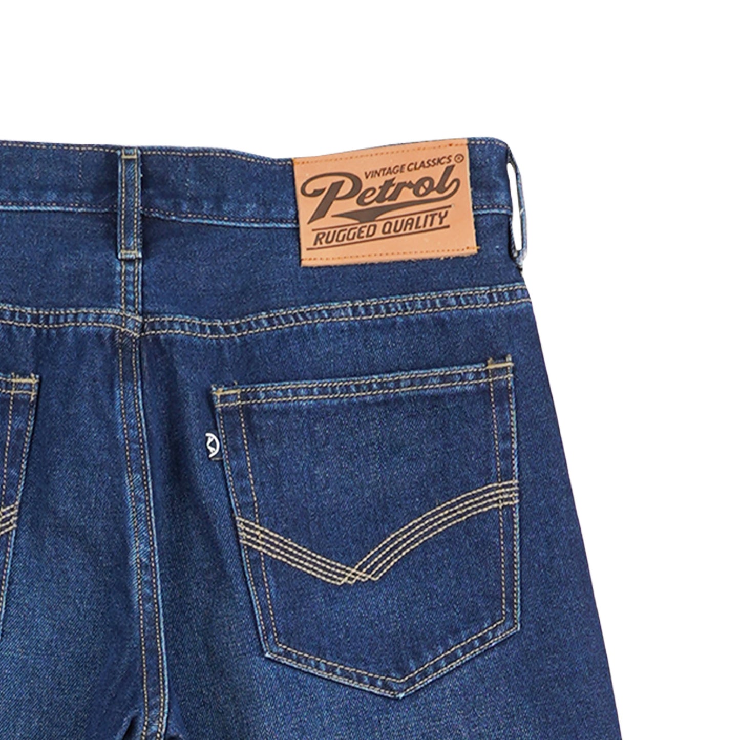 Petrol Men's Basic Denim Classic Pants Mid-Rise Regular Fitting 182375 (Dark Shade)