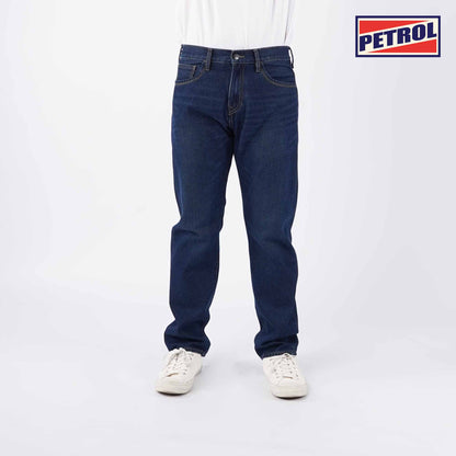 Petrol Men's Basic Denim Classic Pants Mid-Rise Regular Fitting 182375 (Dark Shade)