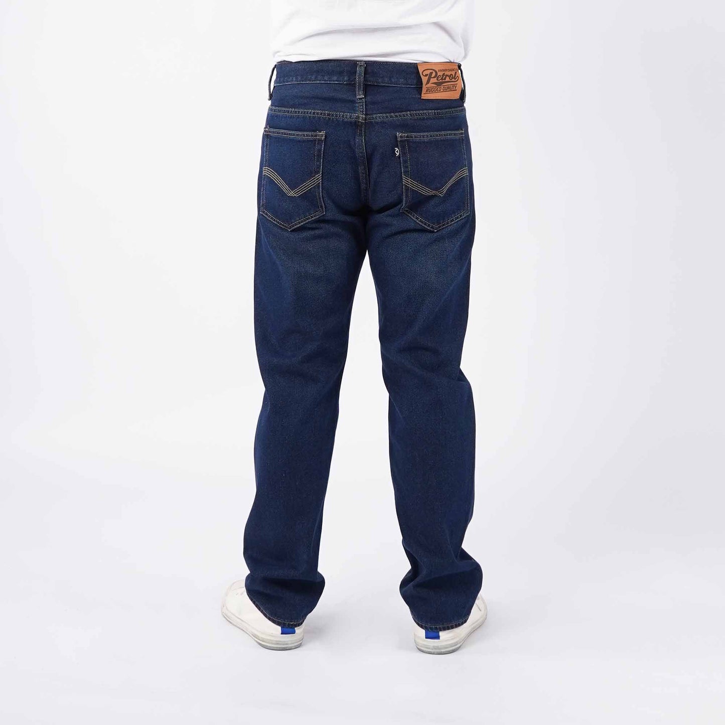 Petrol Men's Basic Denim Classic Pants Mid-Rise Regular Fitting 182375 (Dark Shade)