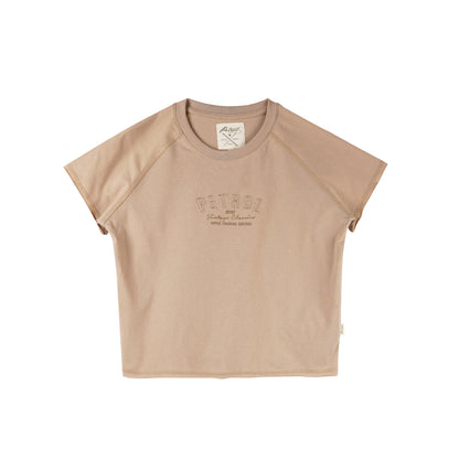 Petrol Ladies Basic Tees  Crop Fitting 160887 (Beige)