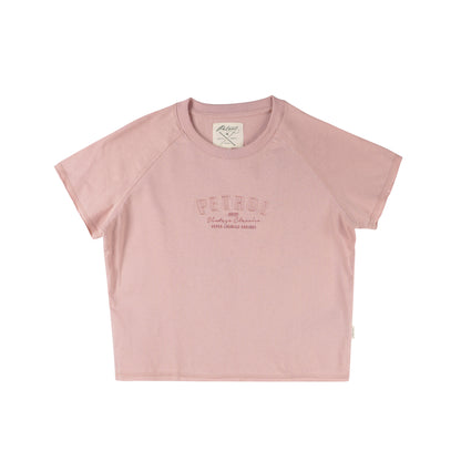 Petrol Ladies Basic Tees  Crop Fitting 160887 (Old Rose)