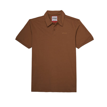 Bobson Japanese Men's Basic Collared Shirt Regular Fit 158711 (Tiger Eye)