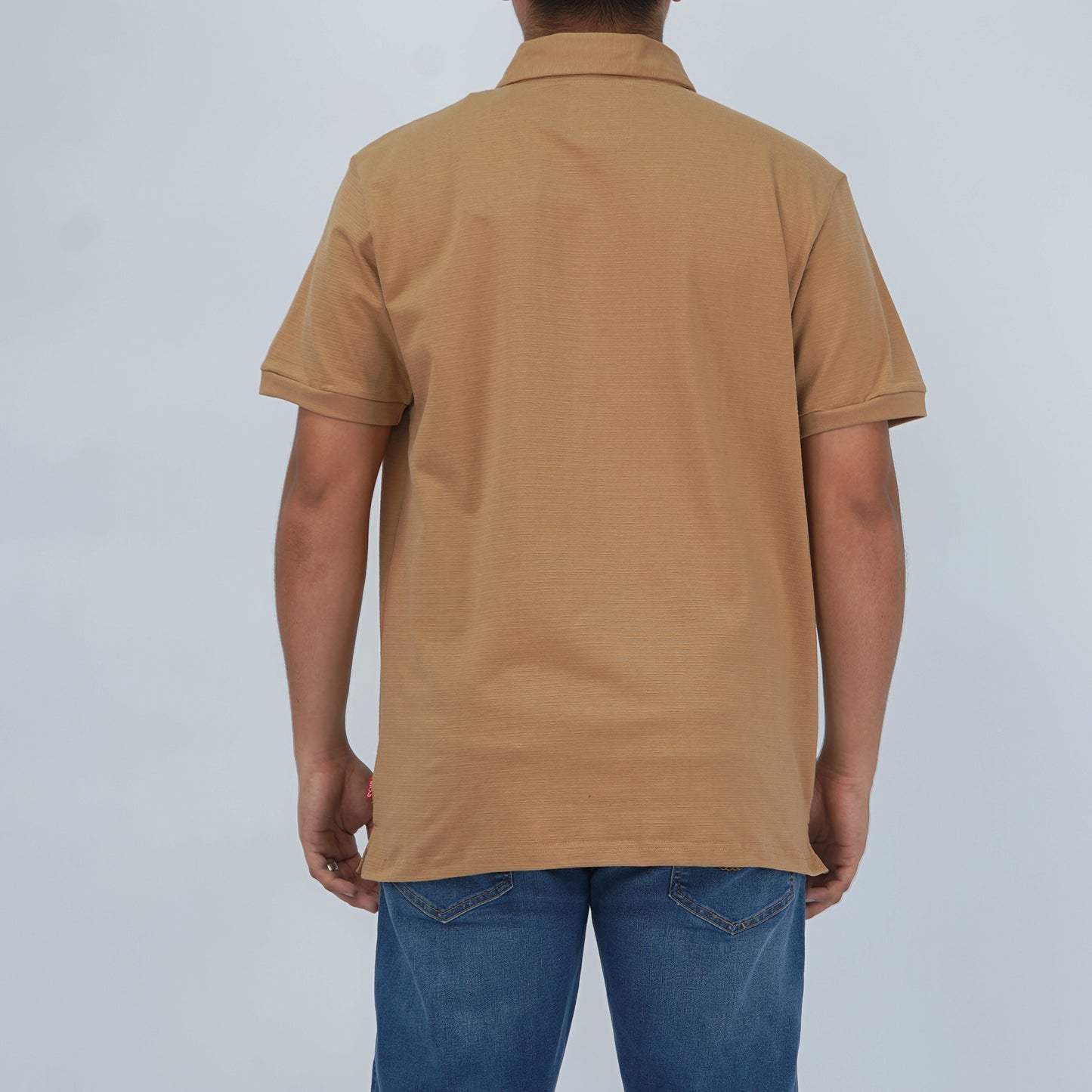 Bobson Japanese Men's Basic Collared Shirt Regular Fit 158711 (Tiger Eye)