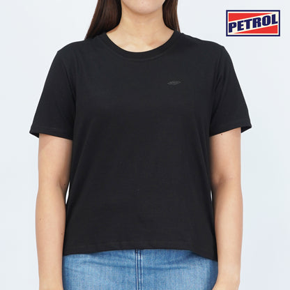 Petrol Ladies Basic Tees Boxy Fitting 170529-U (Black)