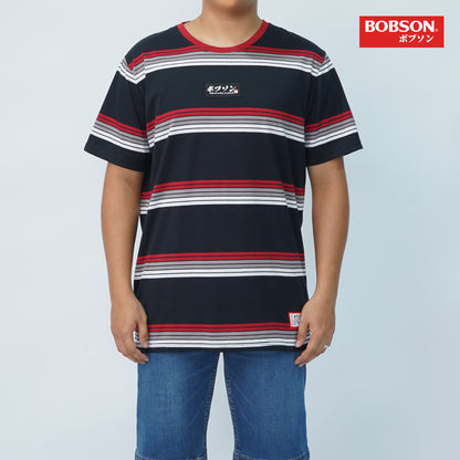 Bobson Japanese Men's Basic Tees Slim Fit 168836 (Black)