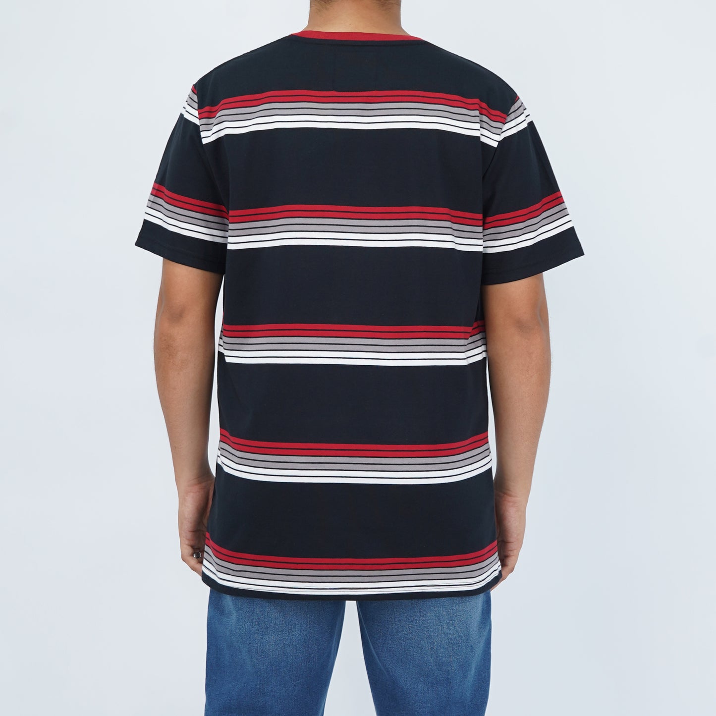Bobson Japanese Men's Basic Tees Slim Fit 168836 (Black)