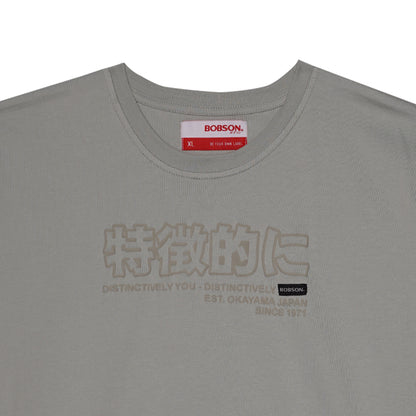 Bobson Japanese Men's Basic Tees Slim Fit 182964-U (Pigeon)