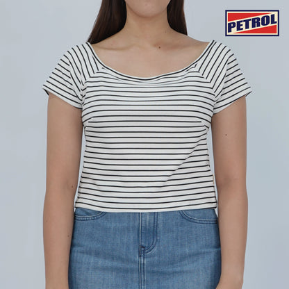 Petrol Ladies Basic Tees Regular Fitting 170540-U (White)
