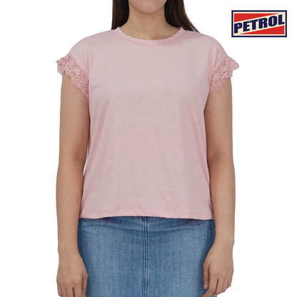 Petrol Ladies Basic Tees Regular Fitting 170540-U (Almond Blossom)