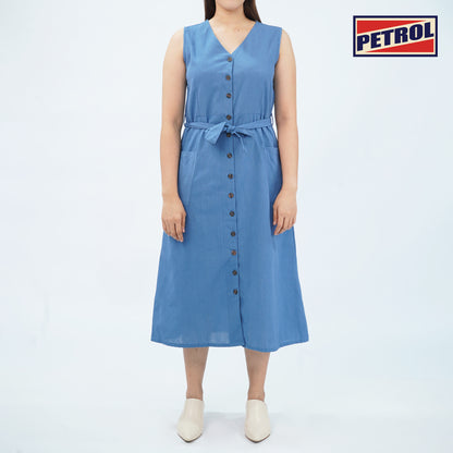 Petrol Ladies Basic Dress Regular Fitting 167178 (Blue)