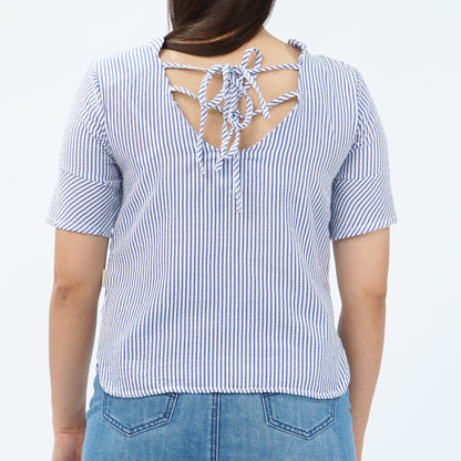 Petrol Ladies Basic Woven Shirt Regular Fitting 168017 (Blue)