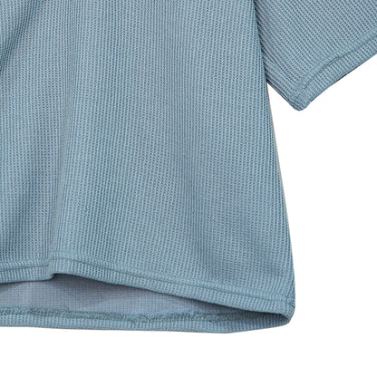 Petrol Ladies Basic Collared Shirt Boxy Fitting 171085 (Smoke Blue)