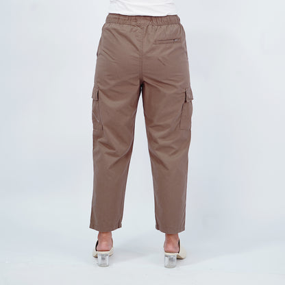 Petrol Ladies Basic Non-Denim Cargo Pants Mid-Rise Fitting 171643-U (Light Fatigue)