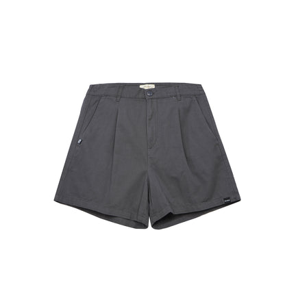 Petrol Ladies Basic Non-Denim Smart Short Mid-Rise 178543 (Dark Gray)