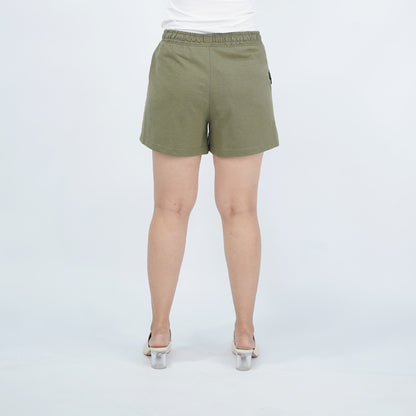 Petrol Ladies Basic Non-Denim Smart Short Mid-Rise 178543 (Fatigue)